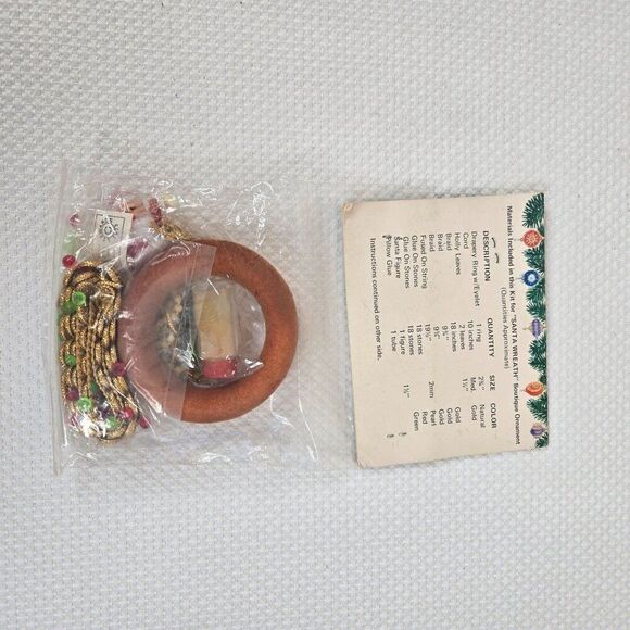 Vintage 70s Santa Wreath Boutique Kit Lee Wards - Picture 5 of 5